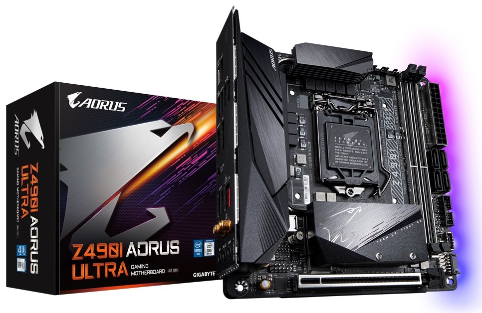 Gigabyte z490i aorus ultra обзор